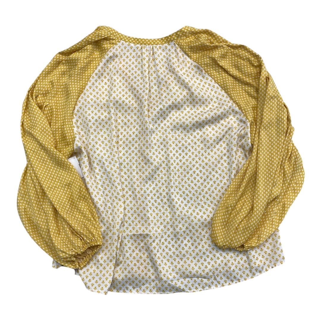 Top Ls By Boden In Cream & Yellow, Size:18