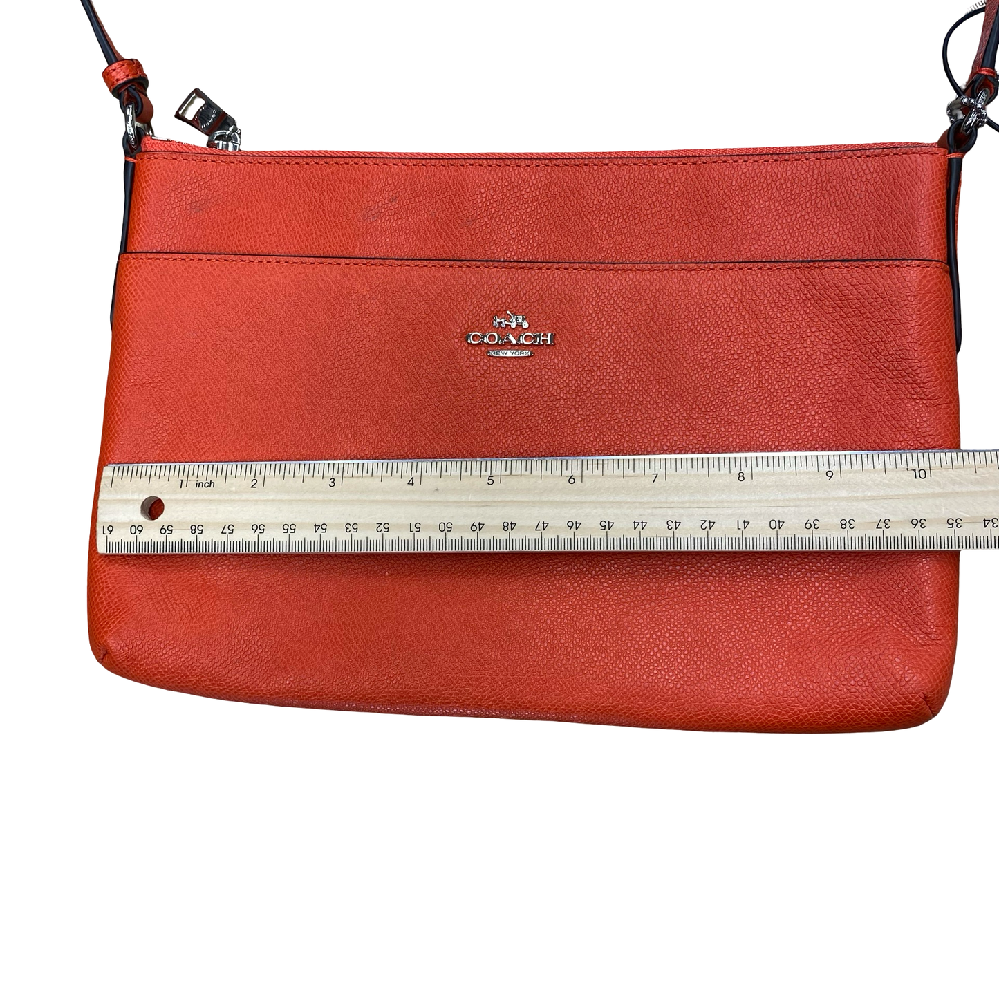 Handbag Designer By Coach In Orange, Size:Medium
