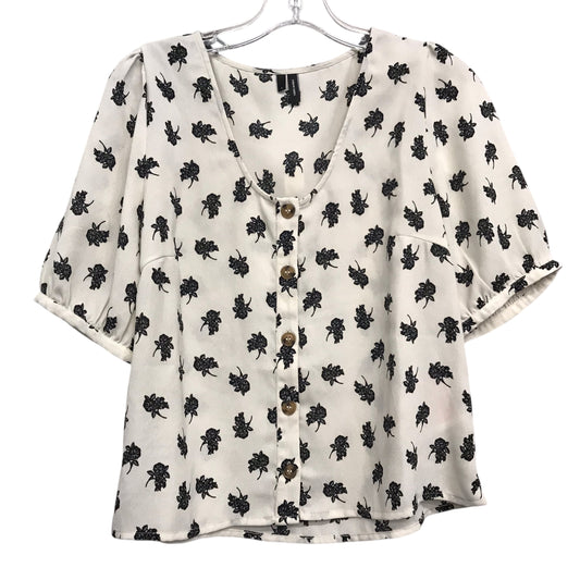 Top Ss By Vero Moda In Black & Tan, Size:L
