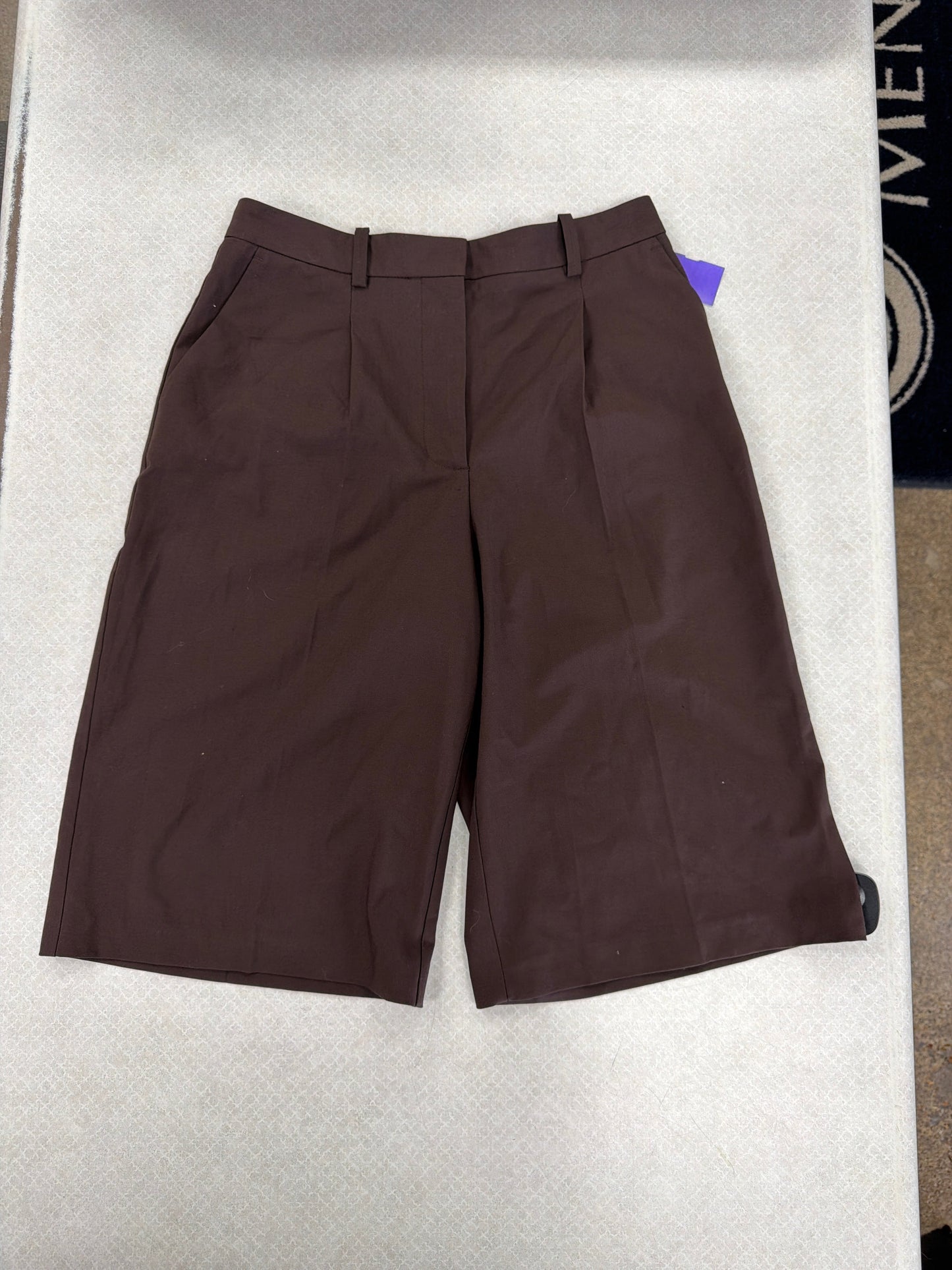 Shorts By Zara In Brown, Size:S
