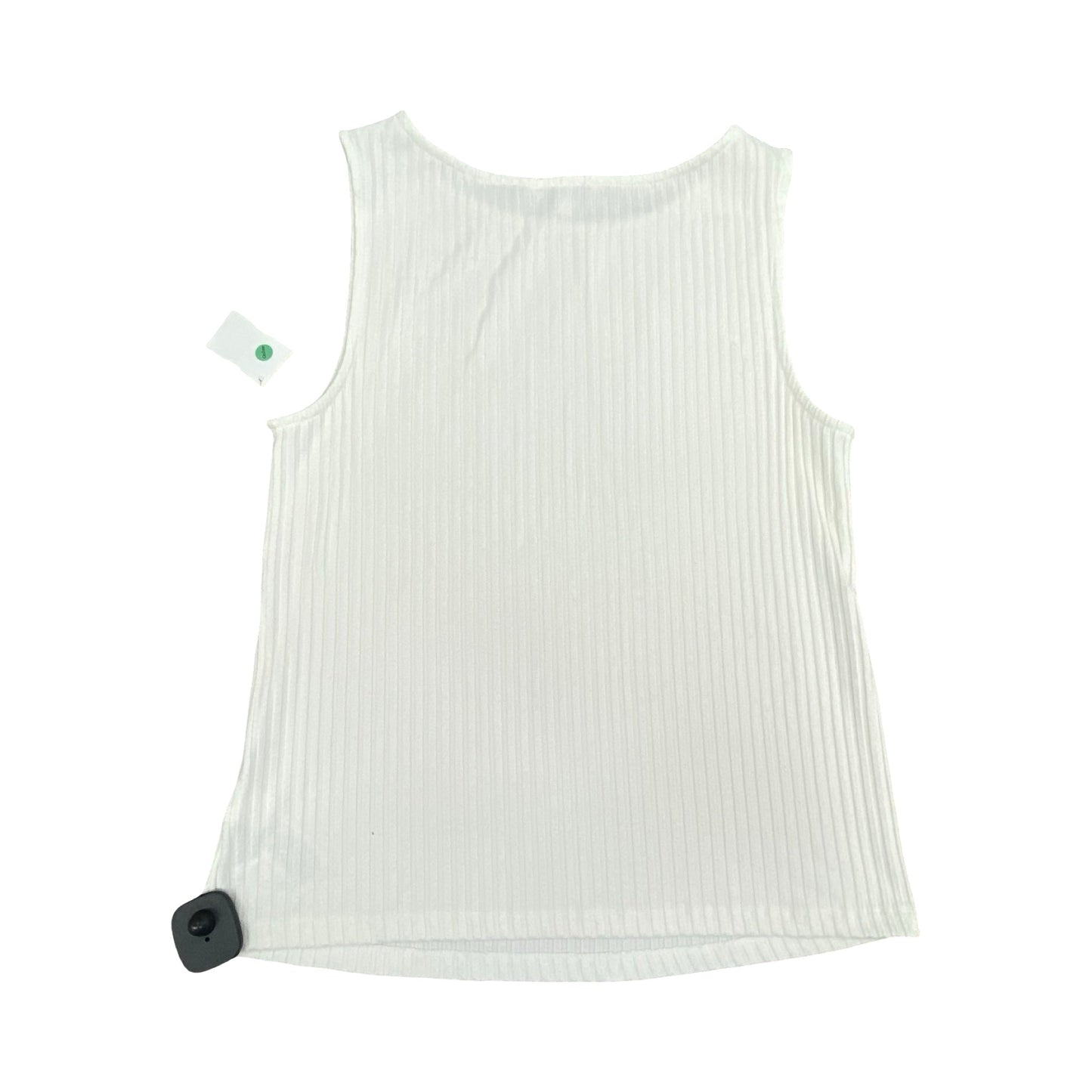 Top Sleeveless By Liverpool In White, Size:M