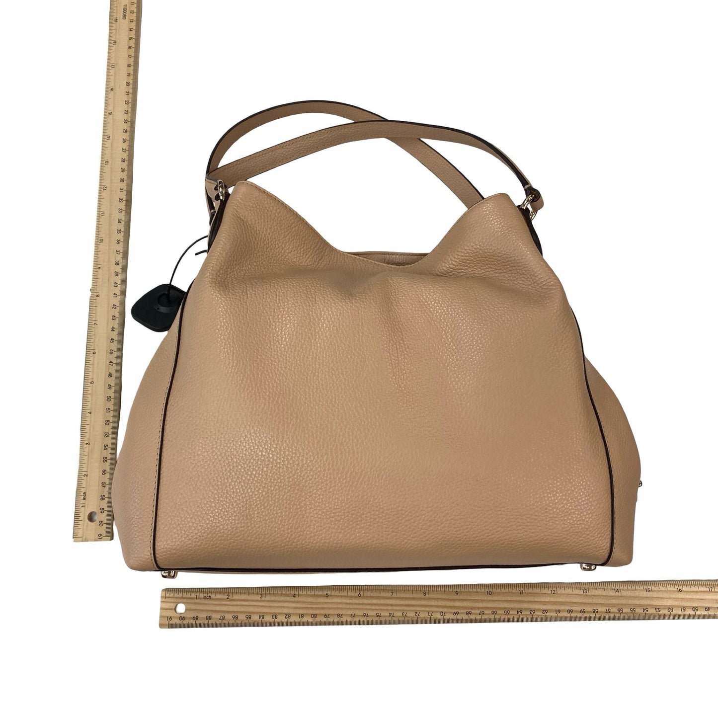 Handbag Designer By Coach In Tan, Size:Medium