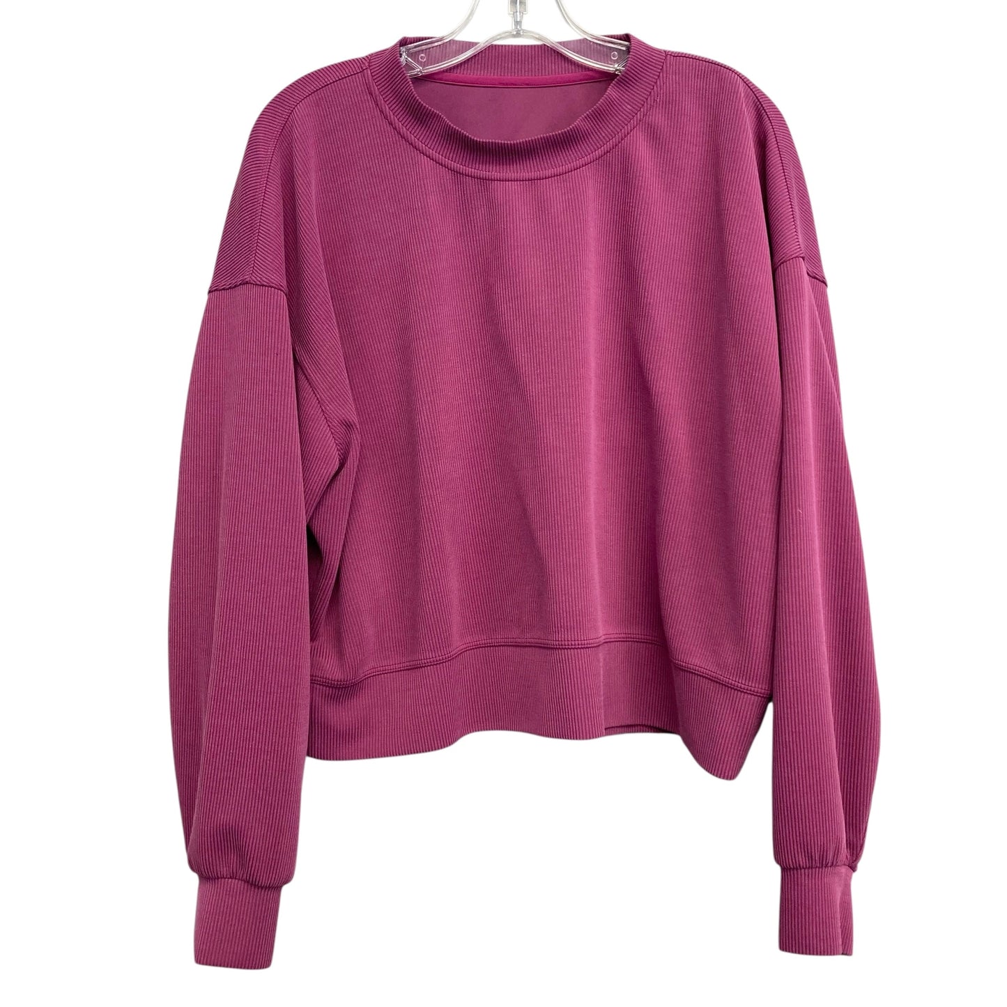 Athletic Sweatshirt Crewneck By Lululemon In Pink, Size:M