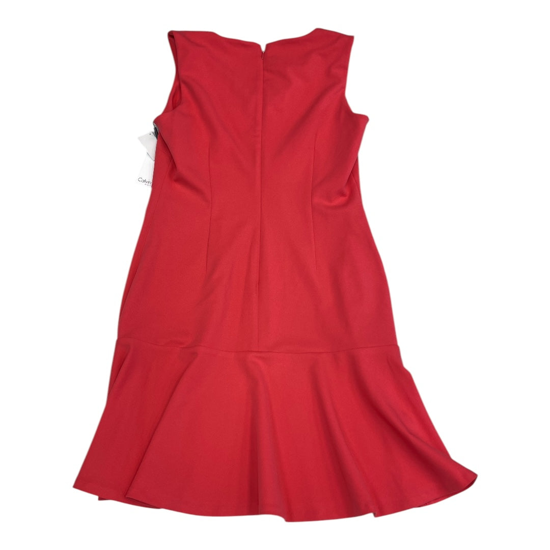 Dress Party Short By Calvin Klein In Pink, Size:12