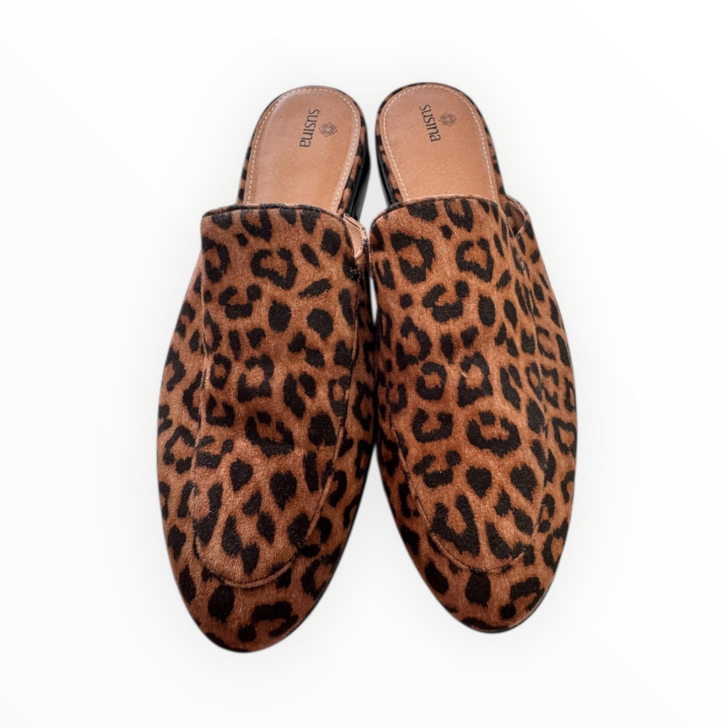 Shoes Flats By Susina In Animal Print, Size:11