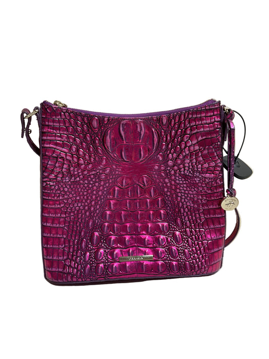 Crossbody Designer By Brahmin In Purple, Size:Medium