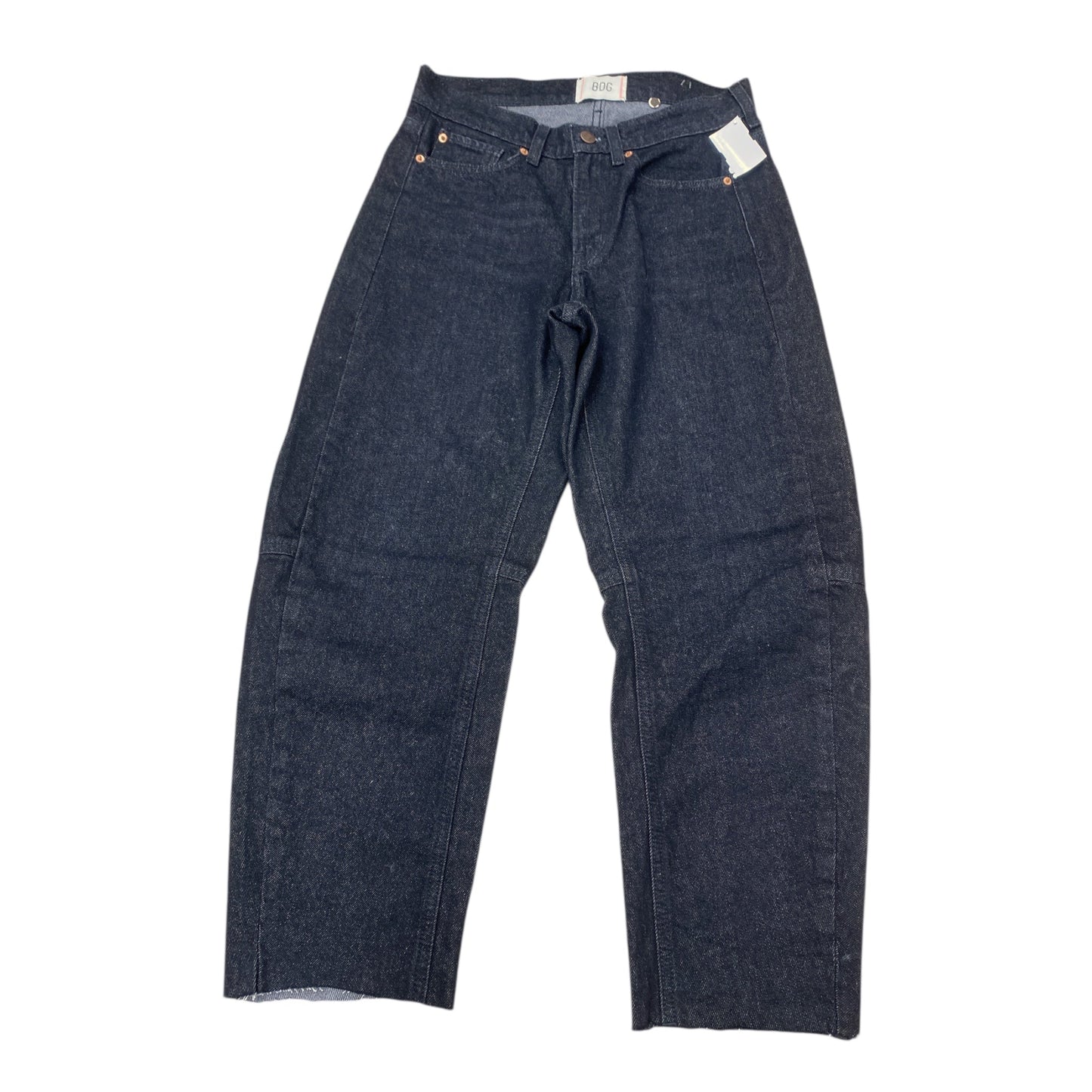 Jeans Wide Leg By Bdg In Black Denim, Size:4
