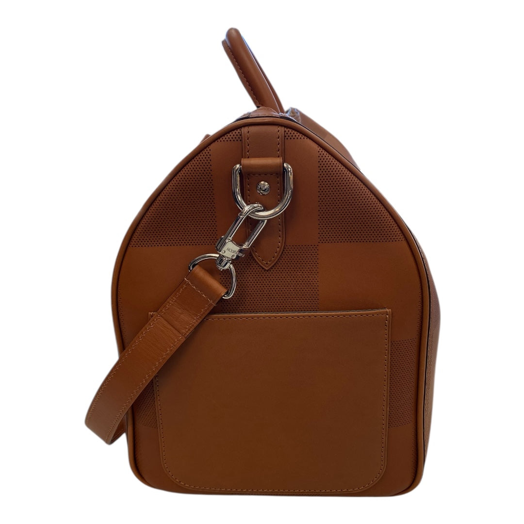 Duffle And Weekender Luxury Designer By Louis Vuitton In Brown, Size:Medium