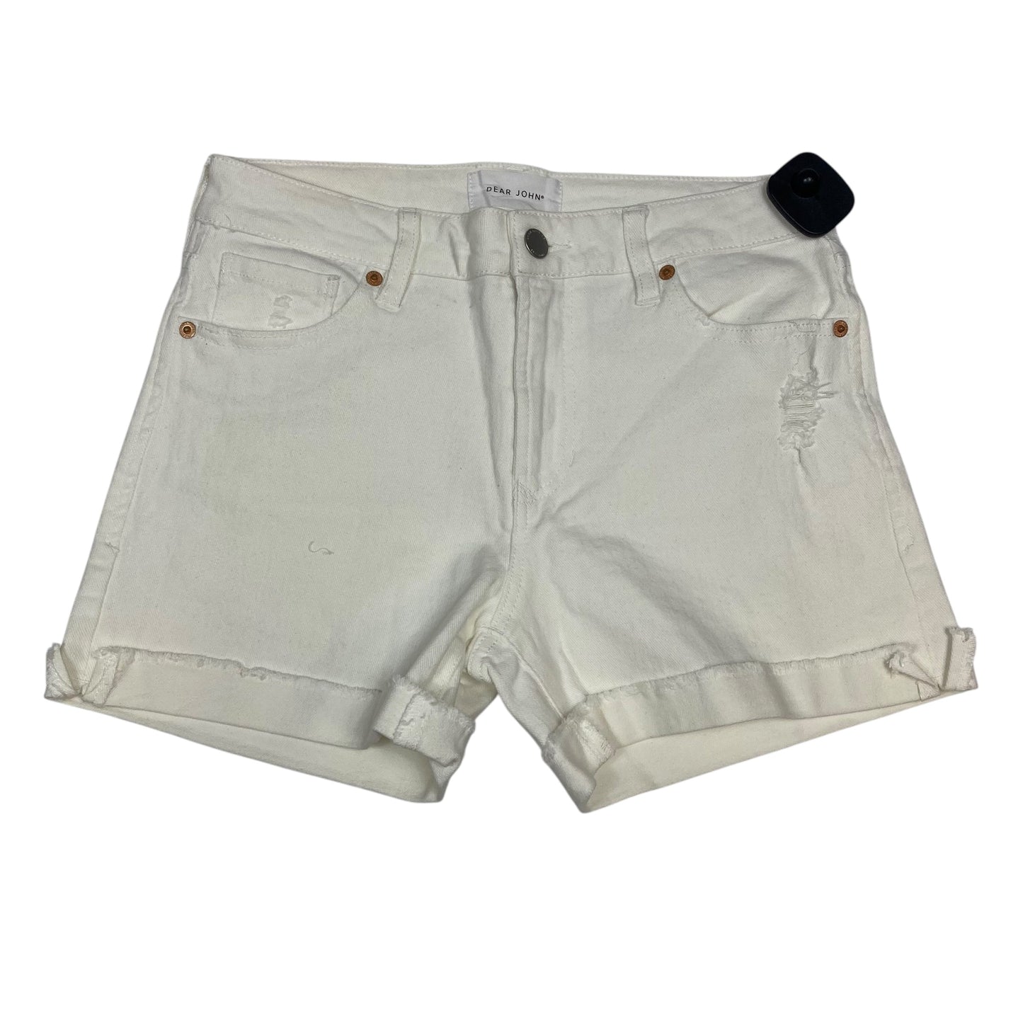 SHORTS by DEAR JOHN in WHITE DENIM, Size:2