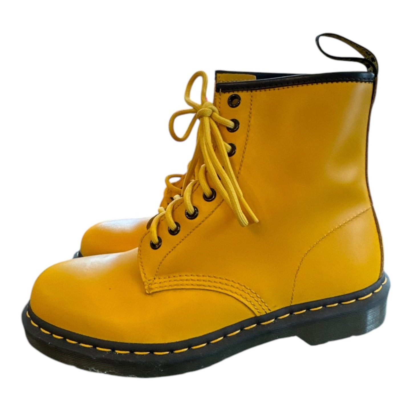 Boots Designer By Dr Martens In Yellow, Size:10