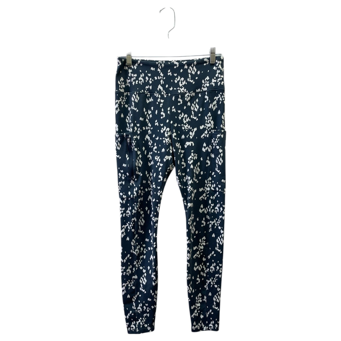 Athletic Leggings By Lou And Grey In Grey & White, Size:M