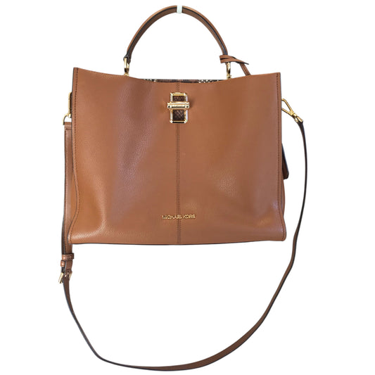 Handbag Designer By Michael Kors In Brown, Size:Medium