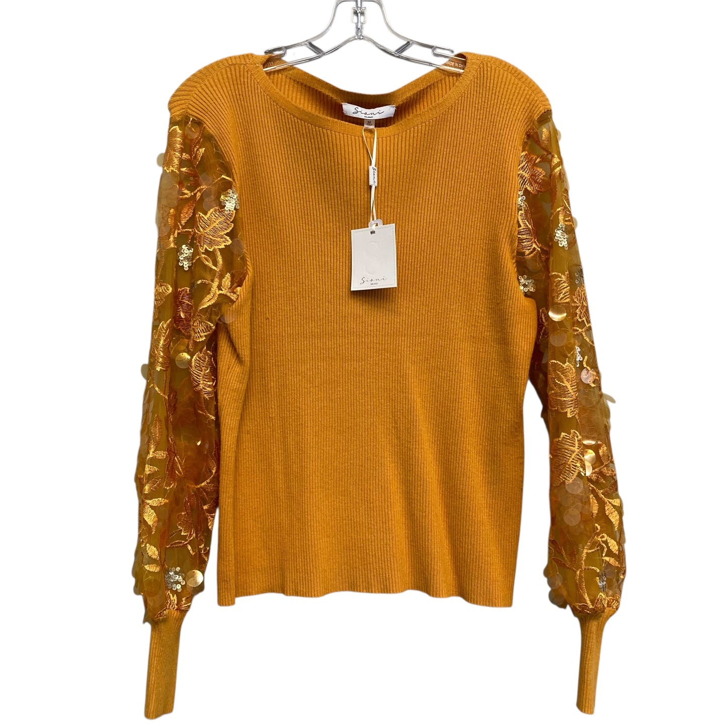 Top Ls By Sioni In Yellow, Size:M