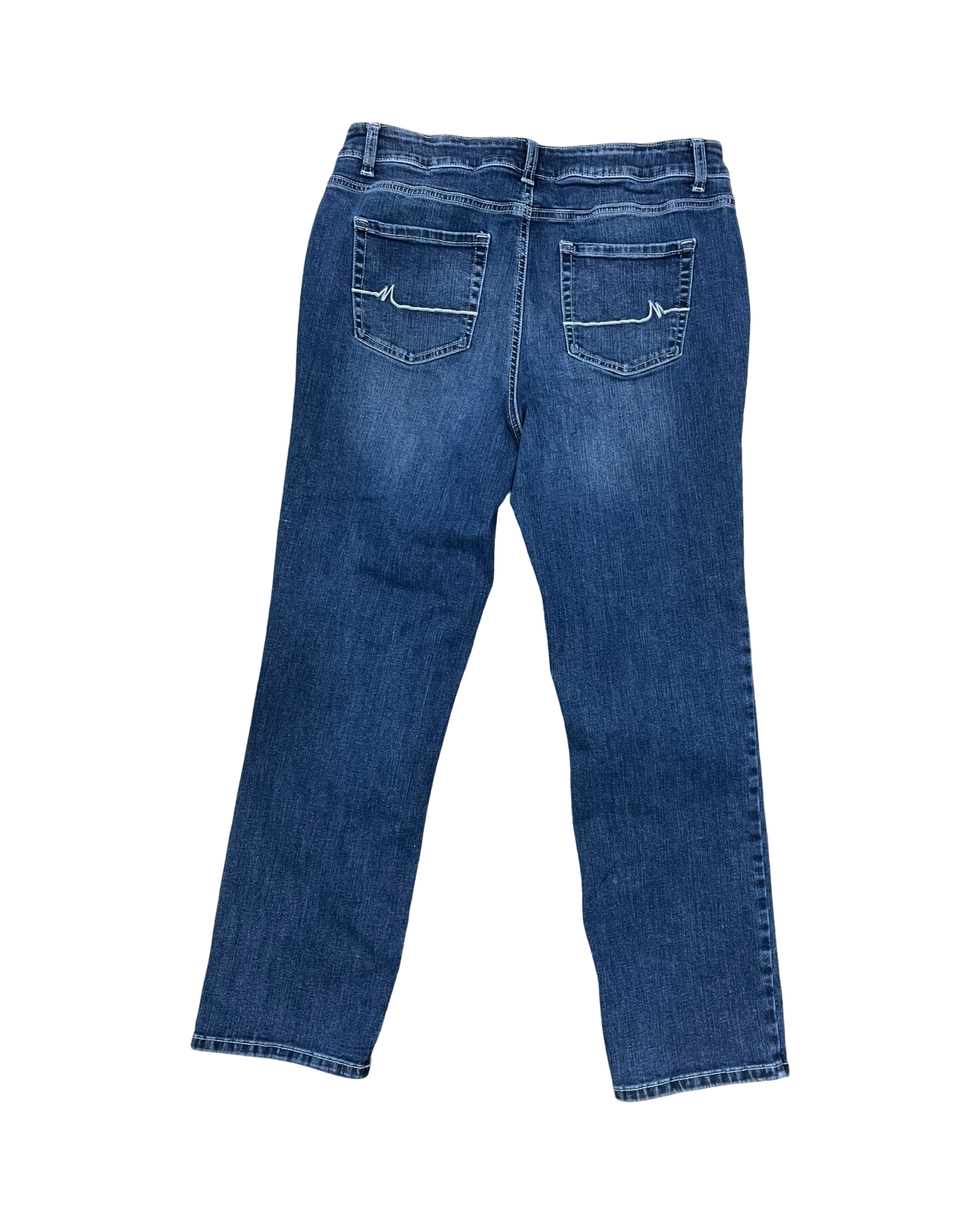 Jeans Boot Cut By Maurices In Blue Denim, Size:14P
