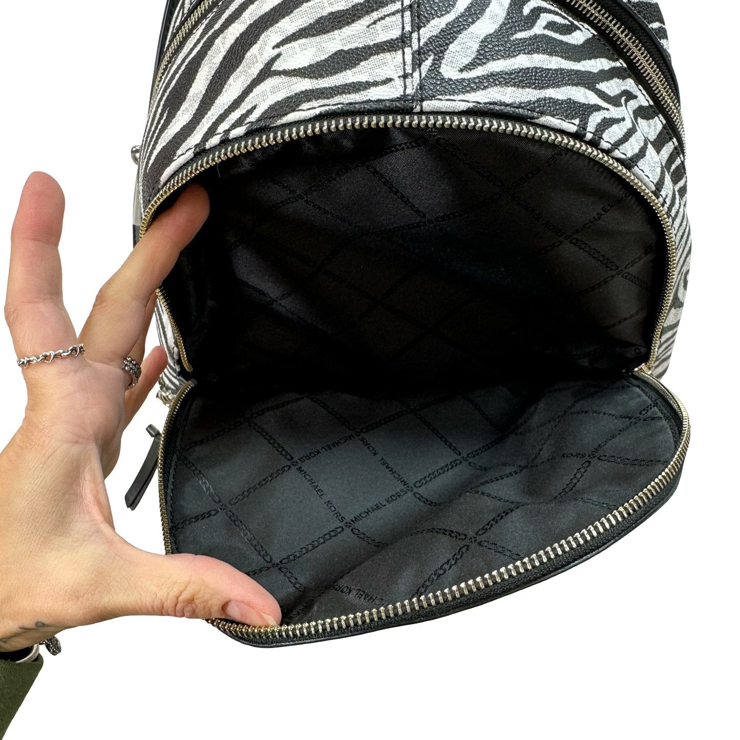 Backpack Designer By Michael Kors, Size: Medium