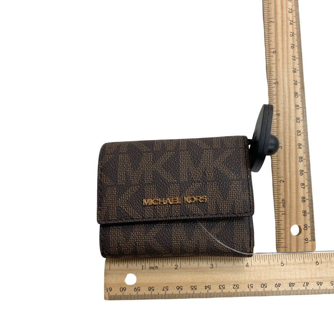 Wallet Designer By Michael Kors In Brown, Size:Small