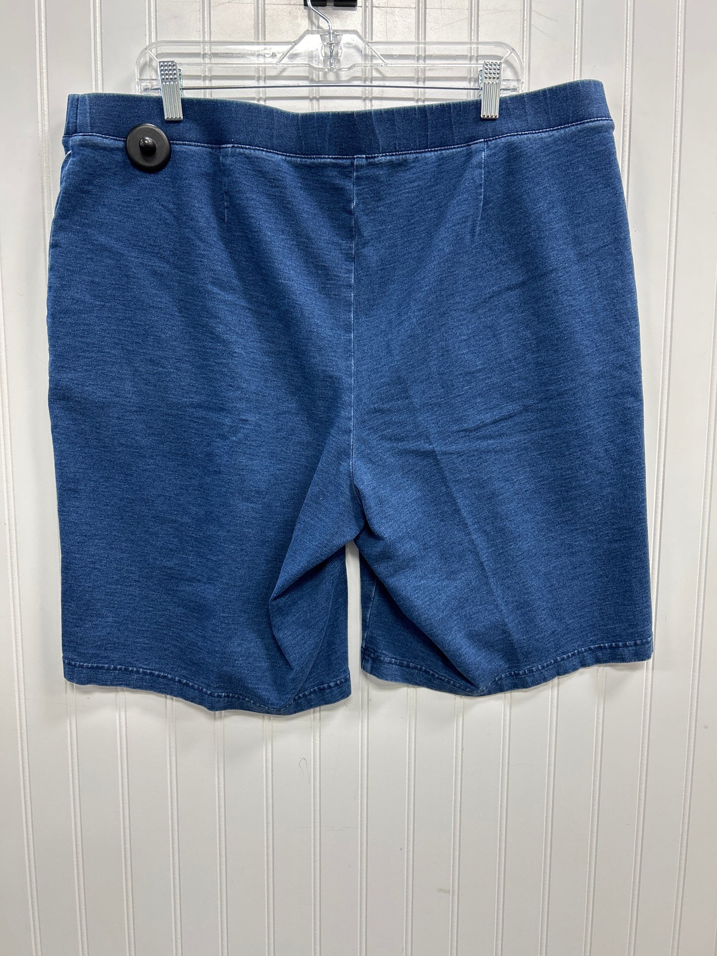 Shorts By Pure Jill In Blue Denim, Size:2X