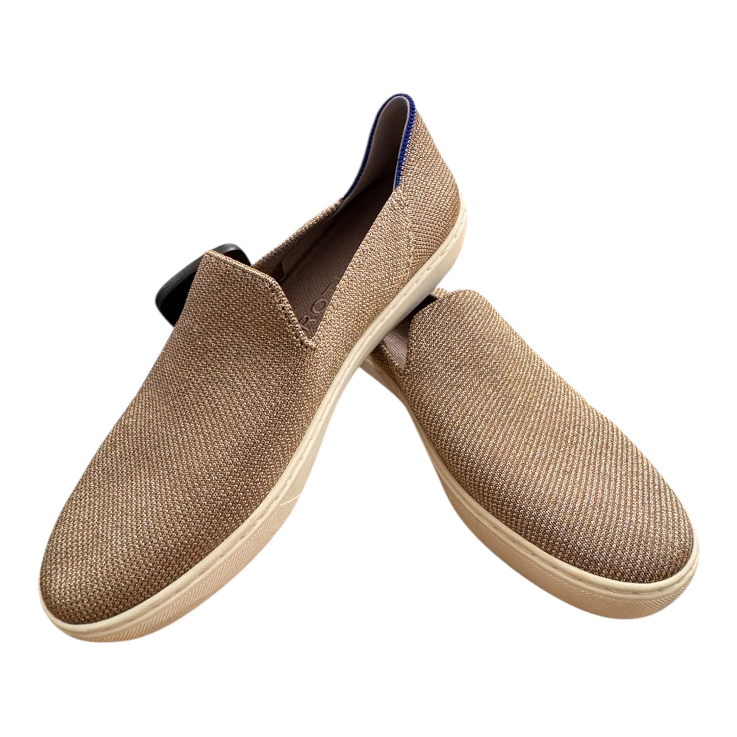 Shoes Designer By Rothys In Gold, Size:8.5