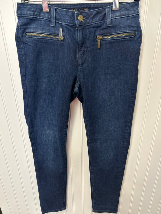 Jeans Skinny By Michael By Michael Kors In Blue Denim, Size:2