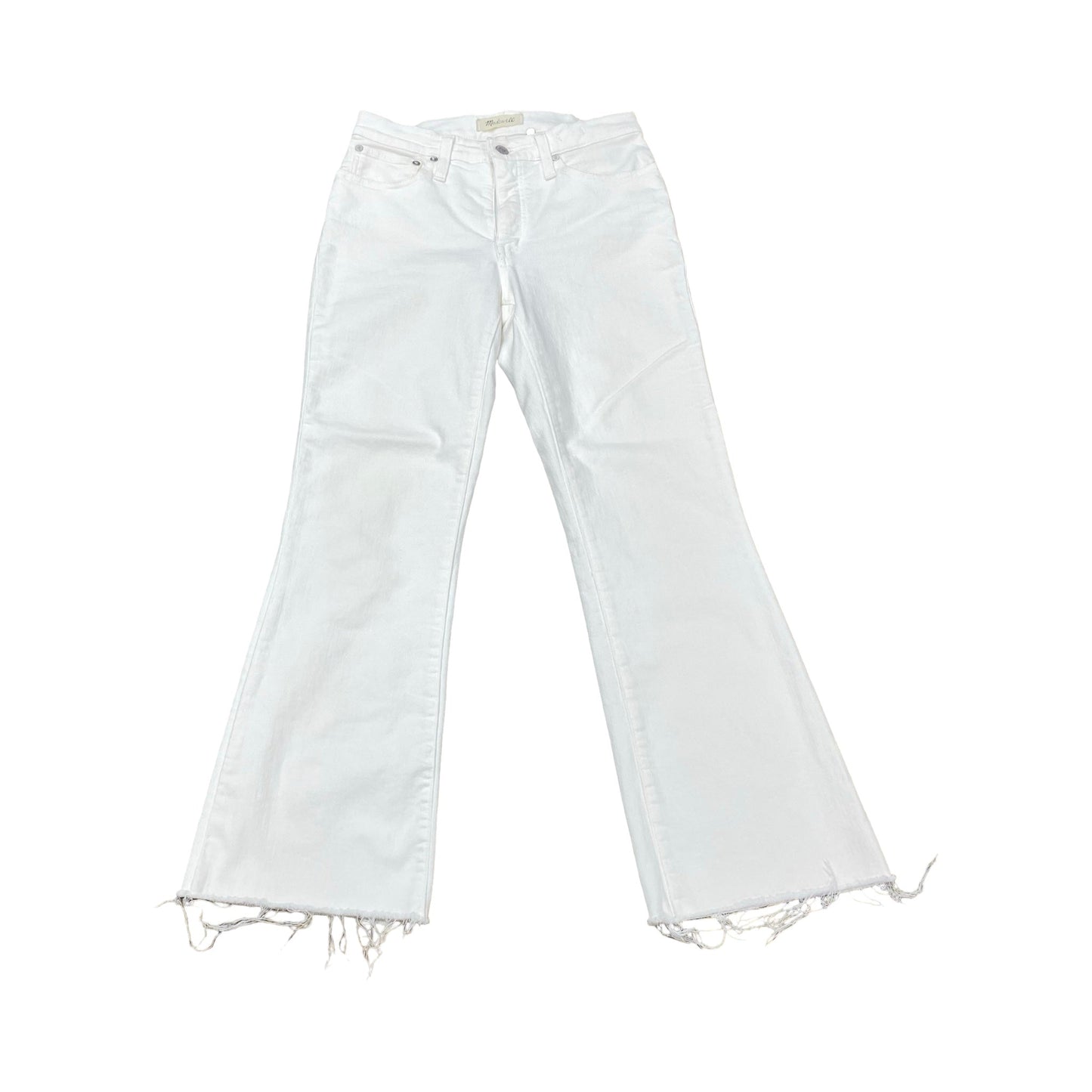 Jeans Boot Cut By Madewell In White, Size:4