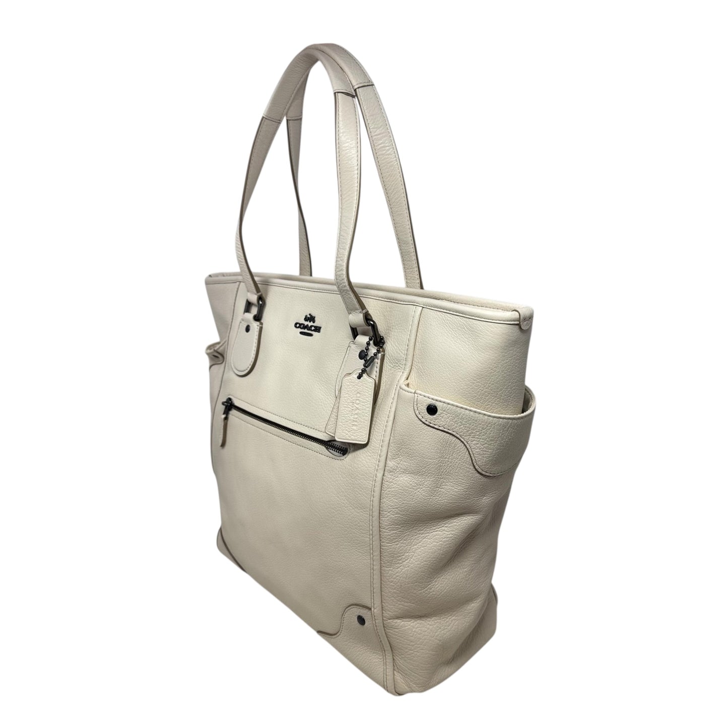 Mickie Tote Designer By Coach, Size: Medium