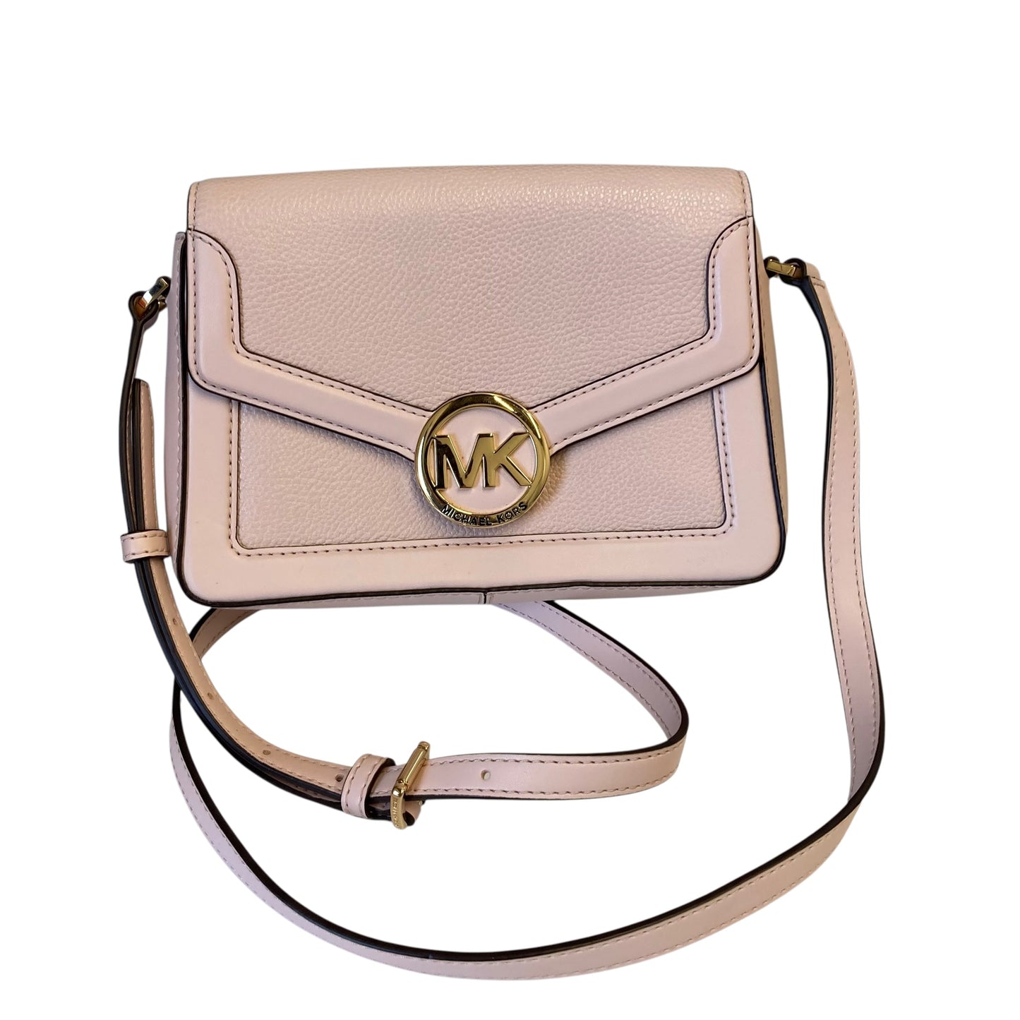 Crossbody Designer By Michael Kors In Pink, Size:Medium