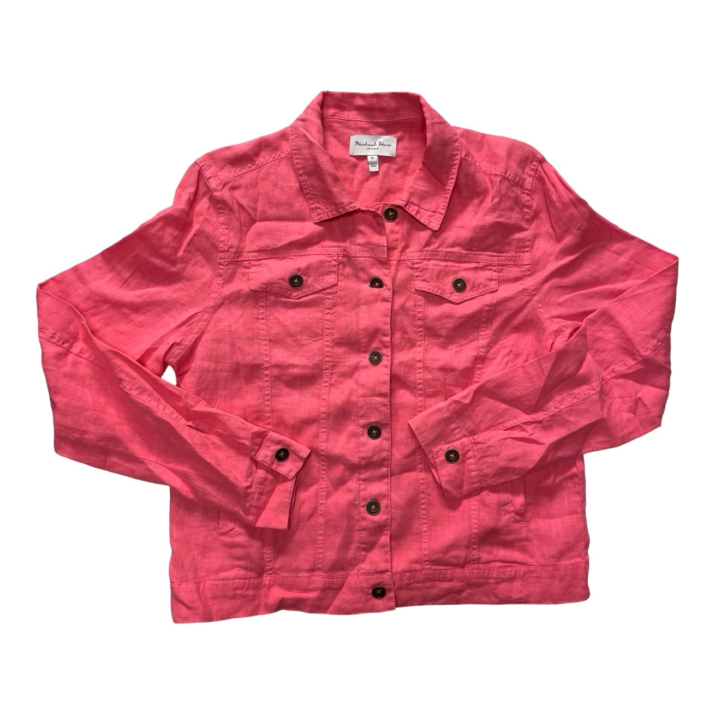 Blazer By Michael Stars In Pink, Size:Xl