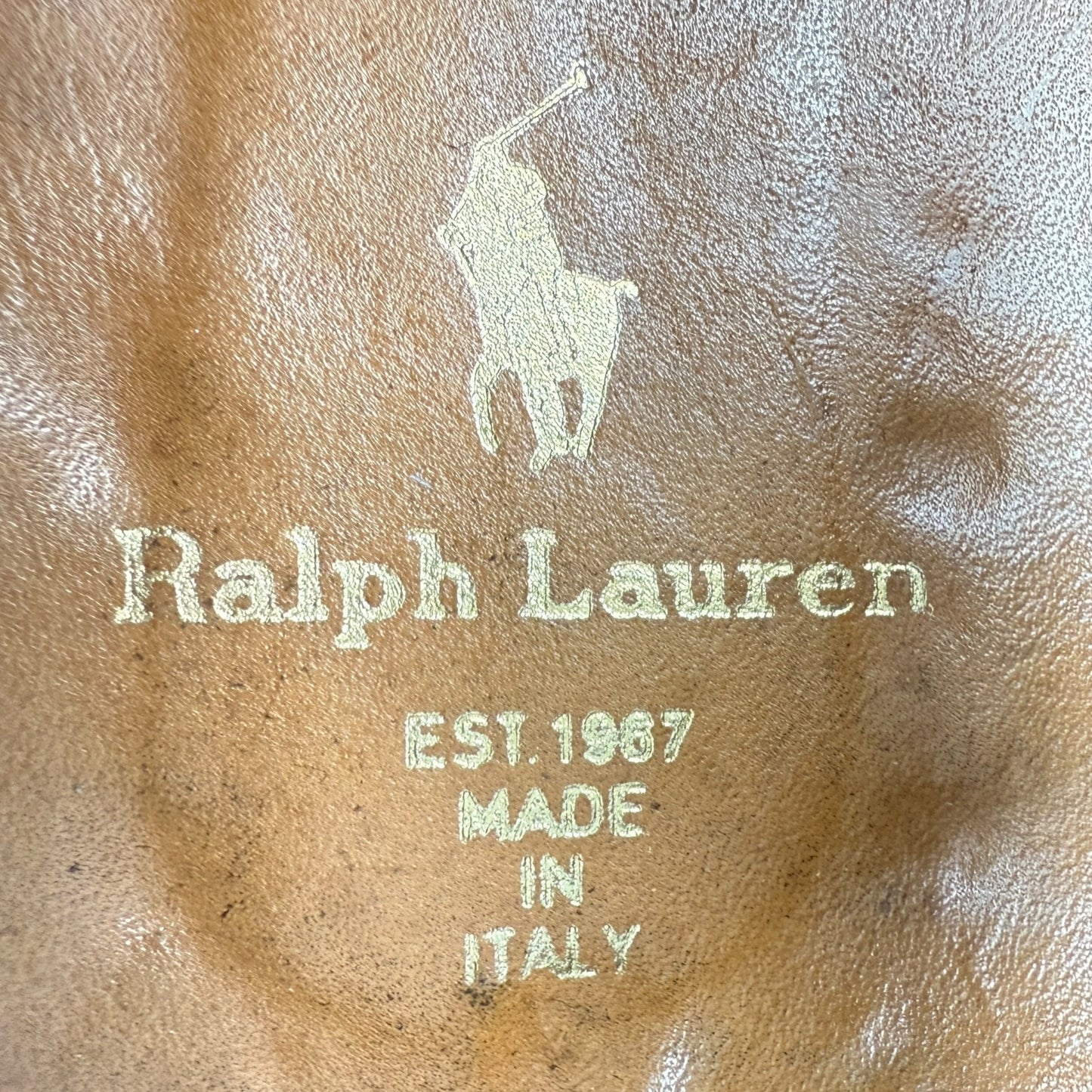 Vintage Alligator Monk-Strap Oxfords By Polo Ralph Lauren In Brown, Size: 8