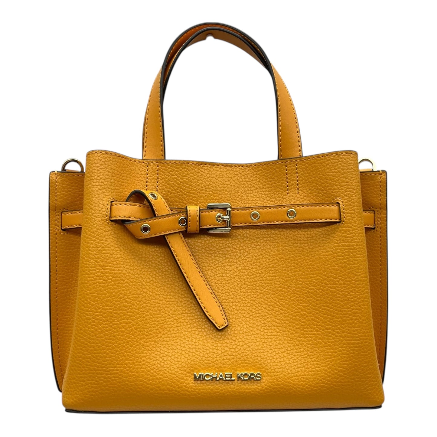 Handbag Designer By Michael Kors In Orange, Size:Medium