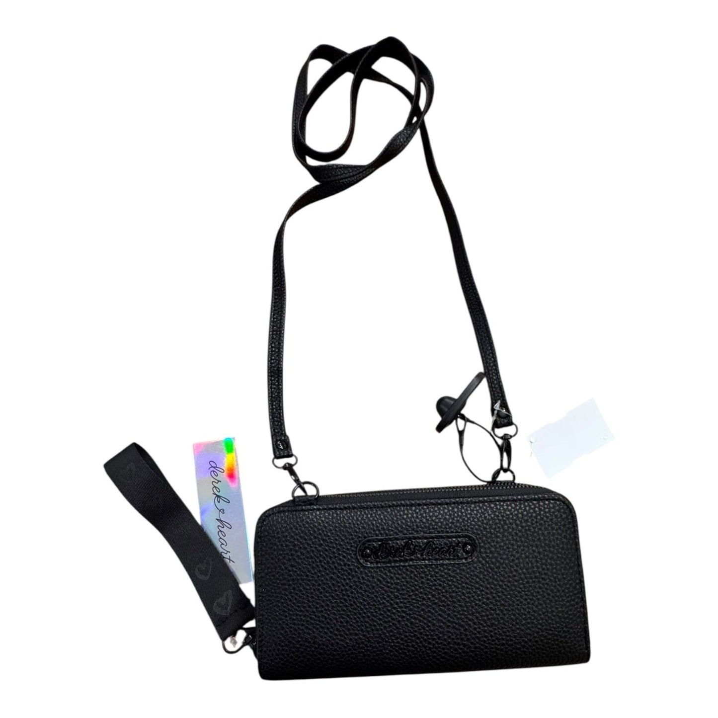 Handbag By Derek Heart In Black, Size:Small