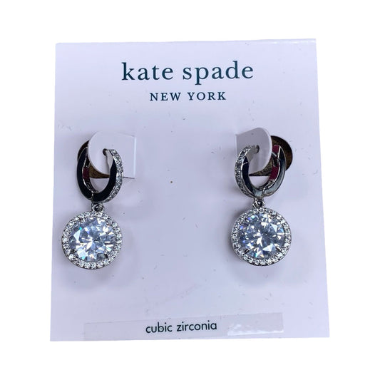 Earrings Designer By Kate Spade In Silver