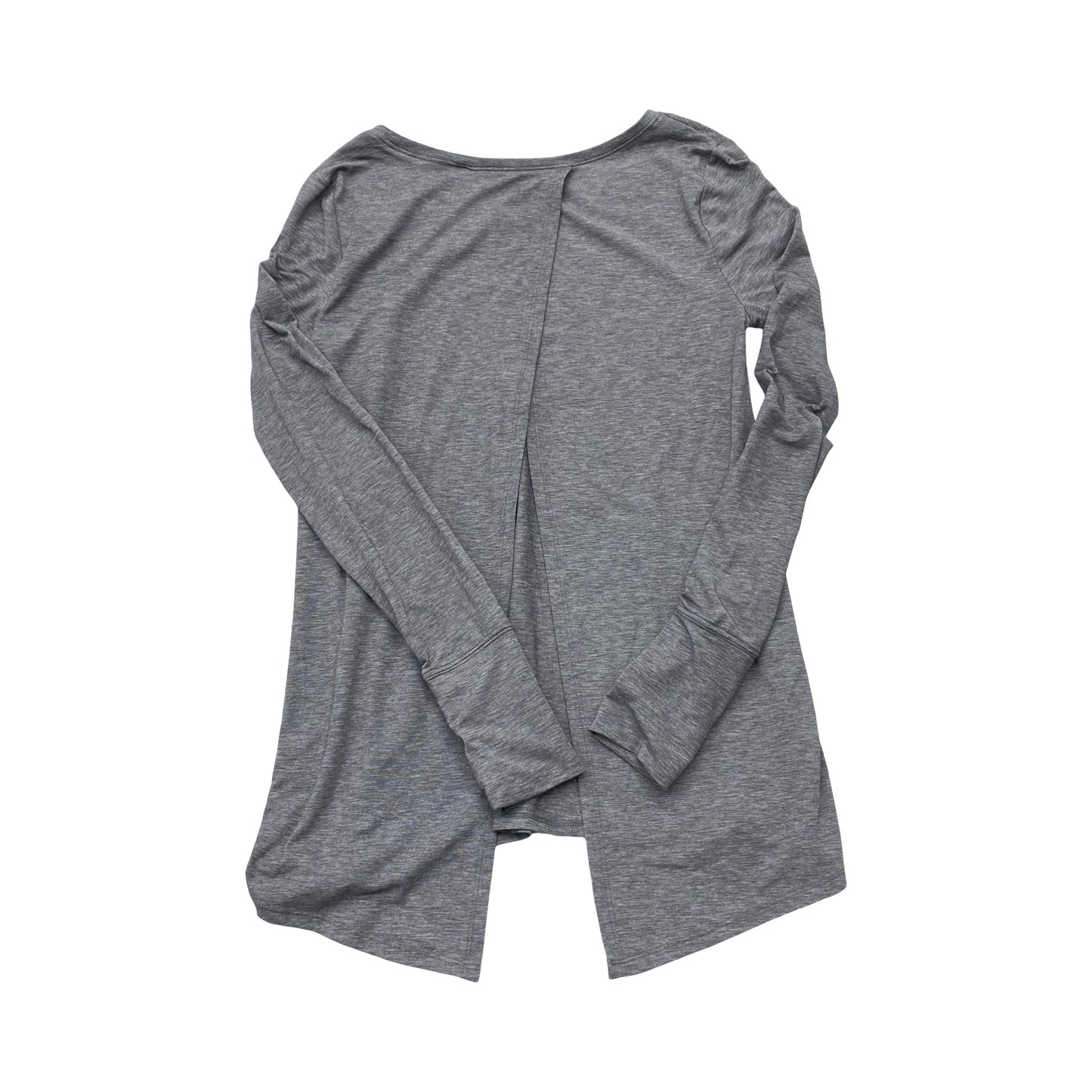 Athletic Top Ls Crewneck By Gapfit In Grey, Size:Xs