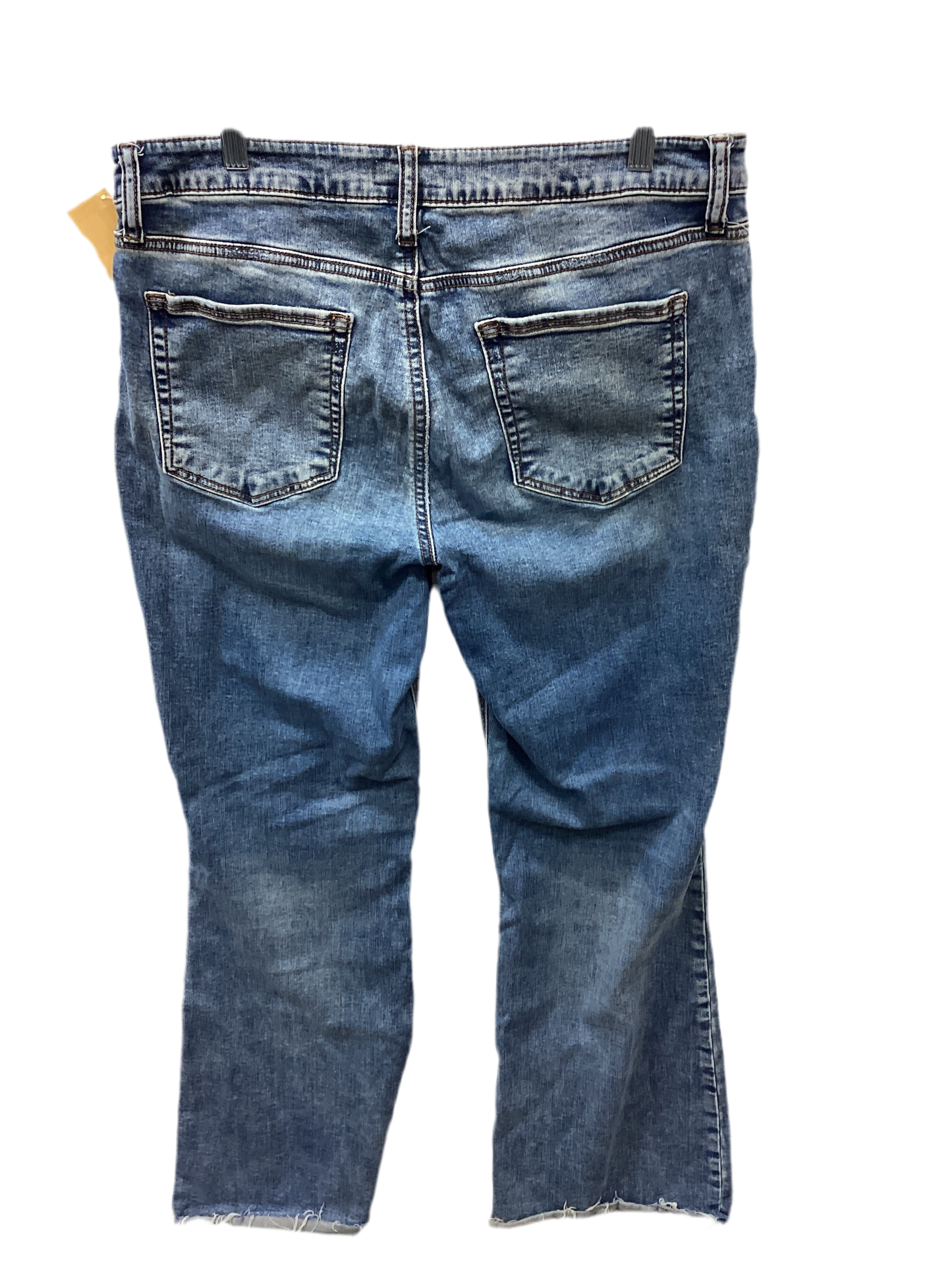 Jeans Flared By Kut In Blue Denim, Size:12