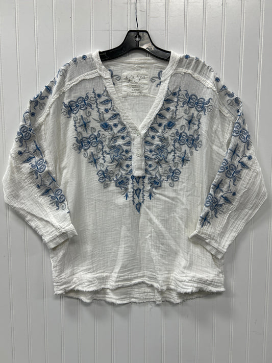 Top Ls By Cmc In White, Size:Xs