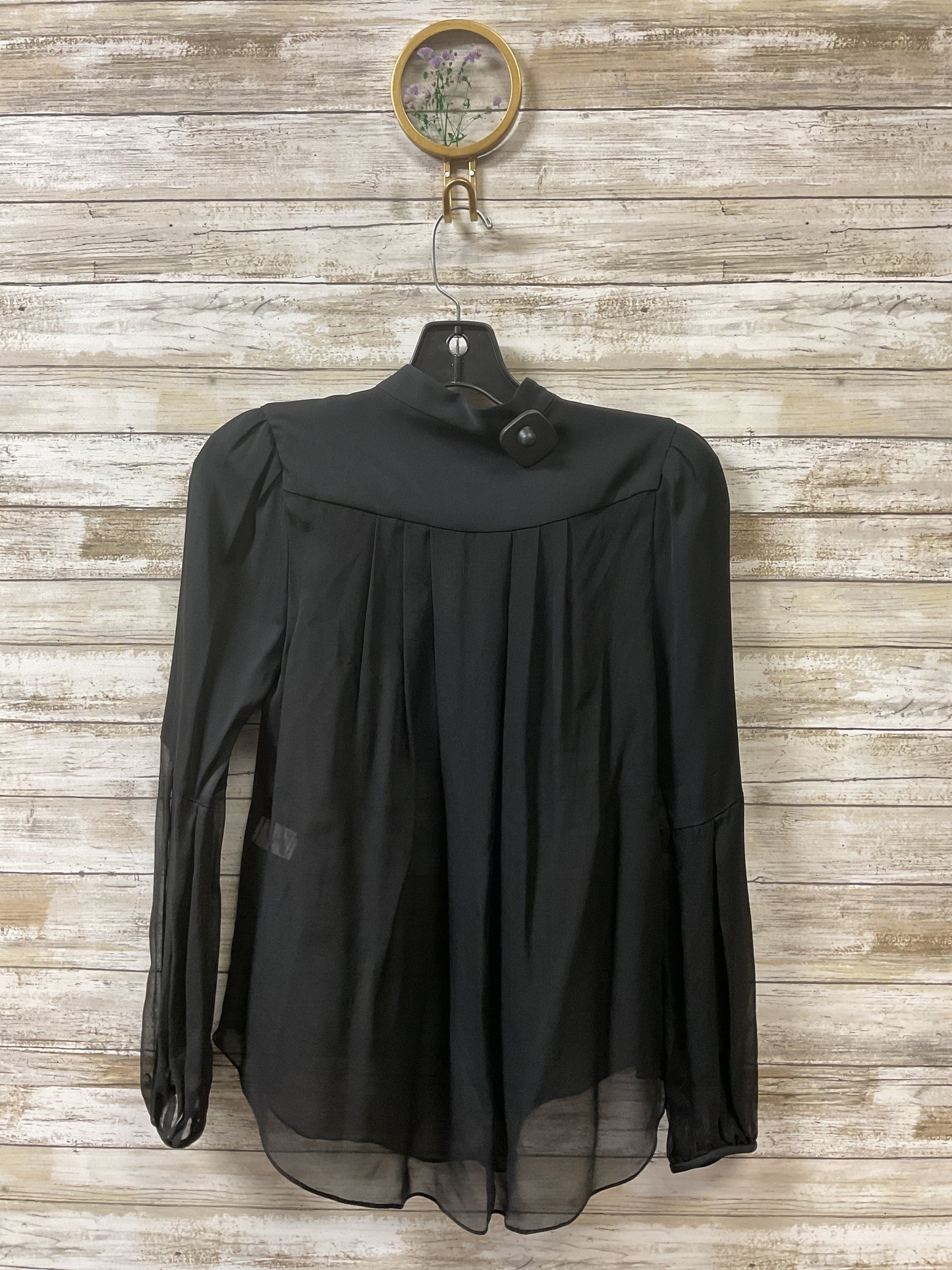 Blouse Designer By Diane Von Furstenberg In Black, Size:0