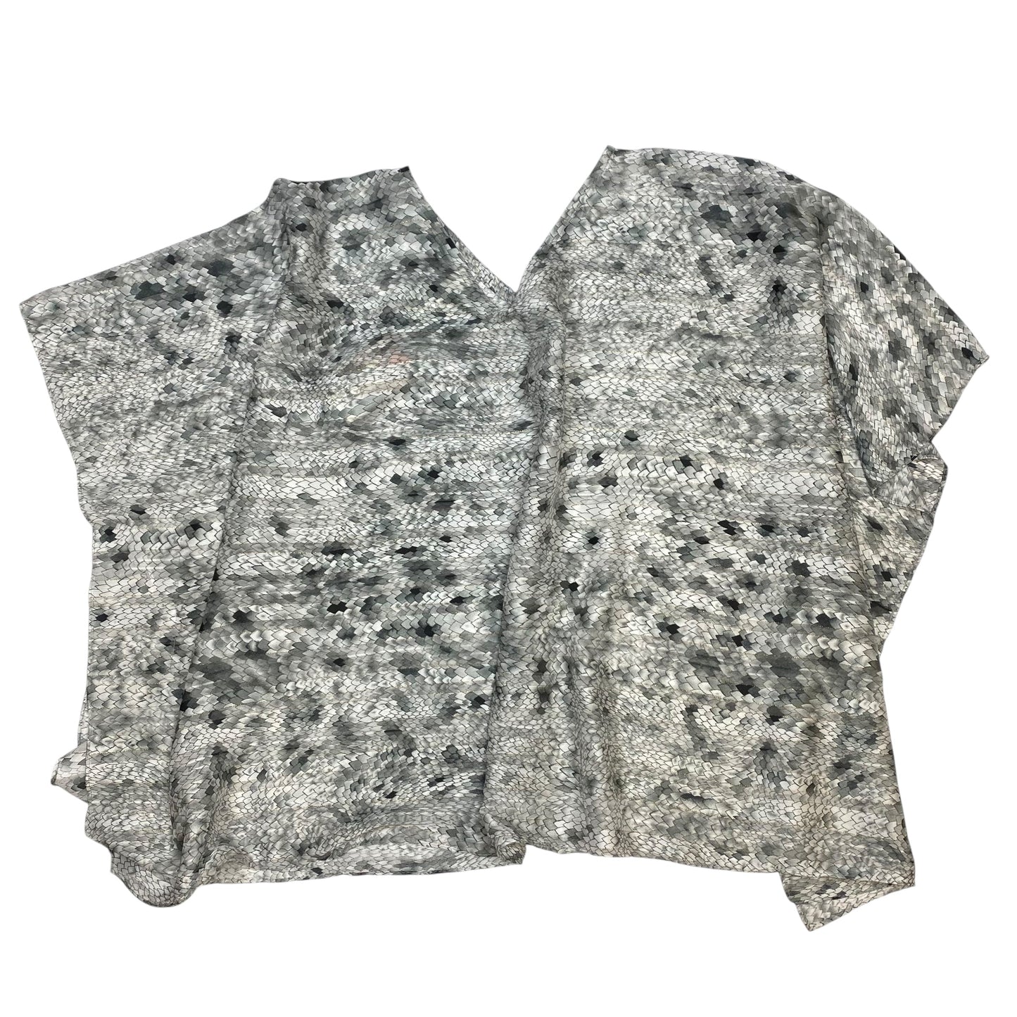 Top Ss By Simply Noelle In Grey, Size:Osfm