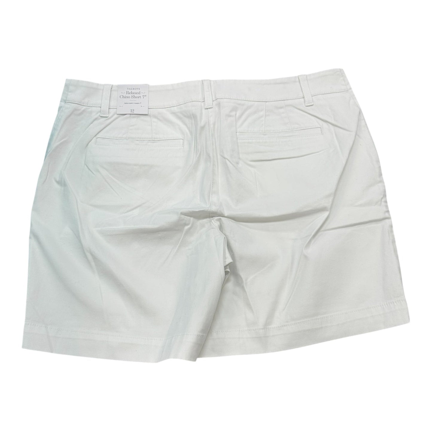 Shorts By Talbots In White, Size:12