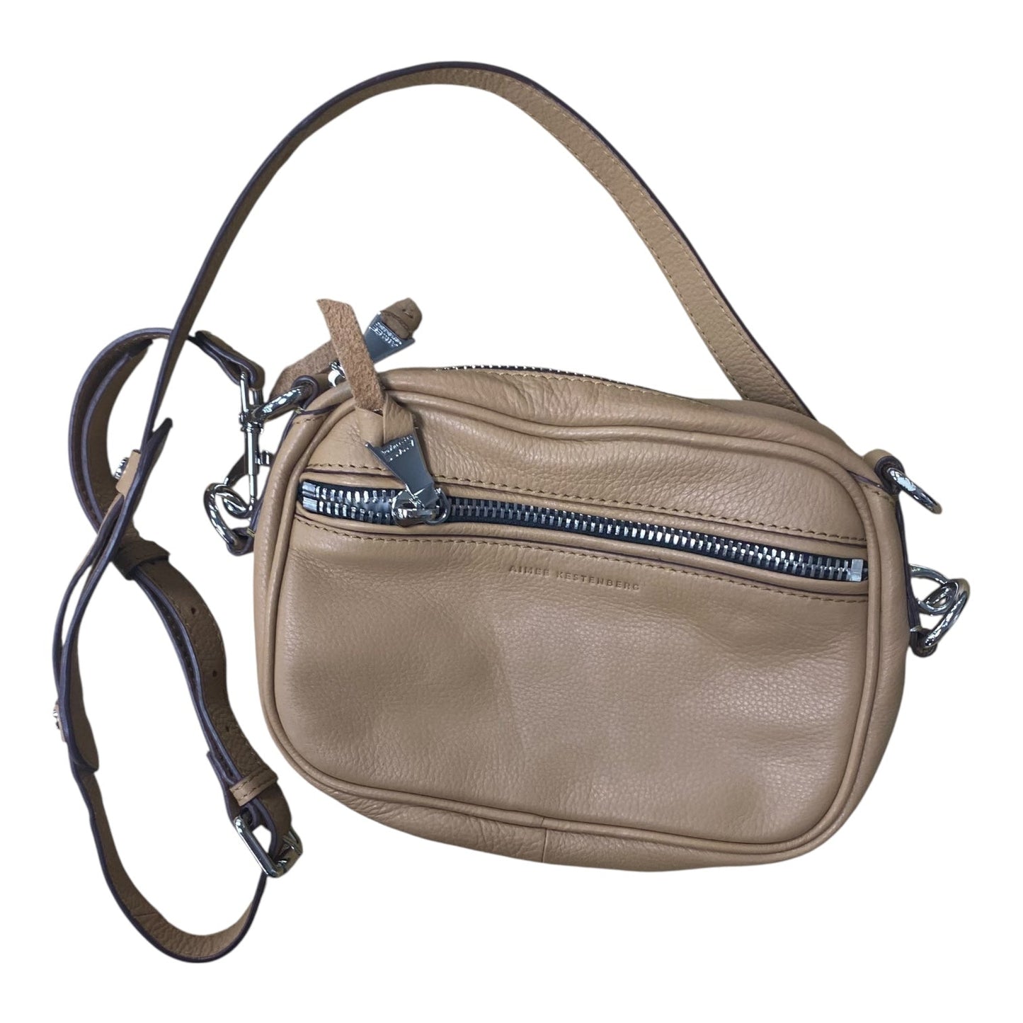 Crossbody Leather By Aimee Kestenberg In Brown, Size:Smallny