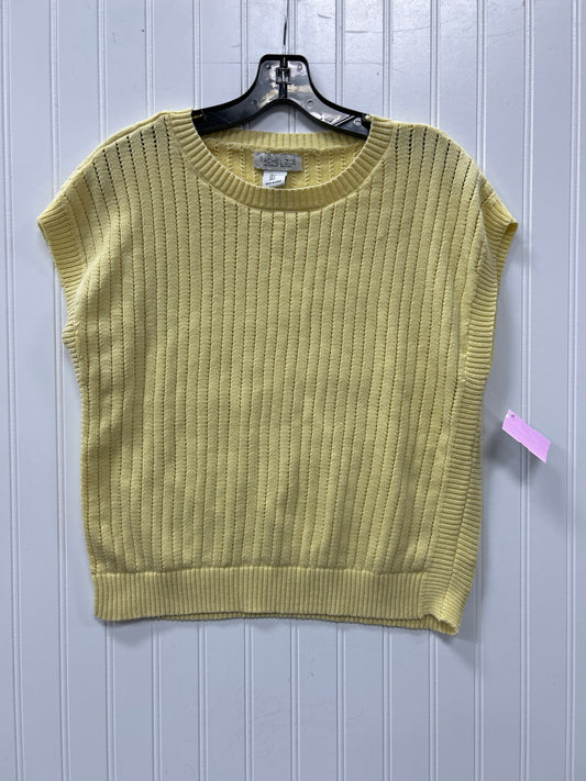 Top Sleeveless By Rachel Zoe In Yellow, Size:L