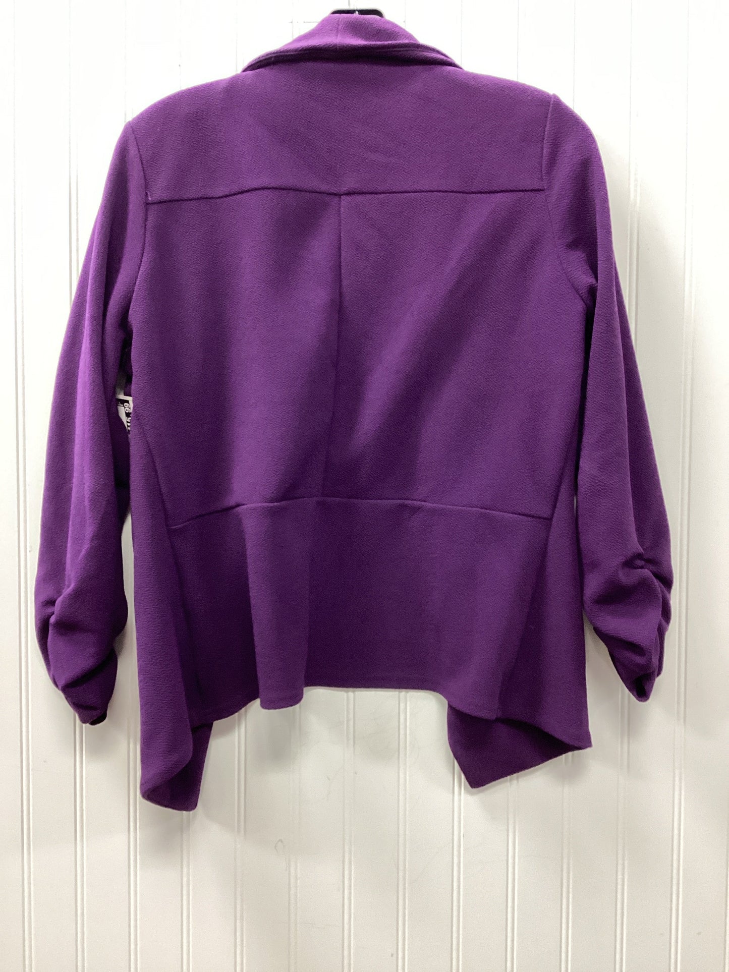Blazer By Clothes Mentor In Purple, Size:M