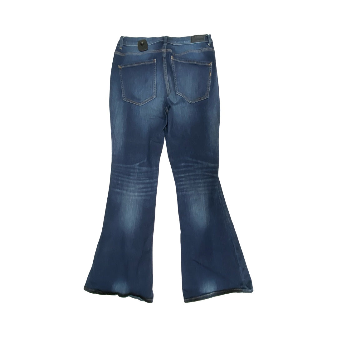Jeans Flared By Express In Blue Denim, Size:10