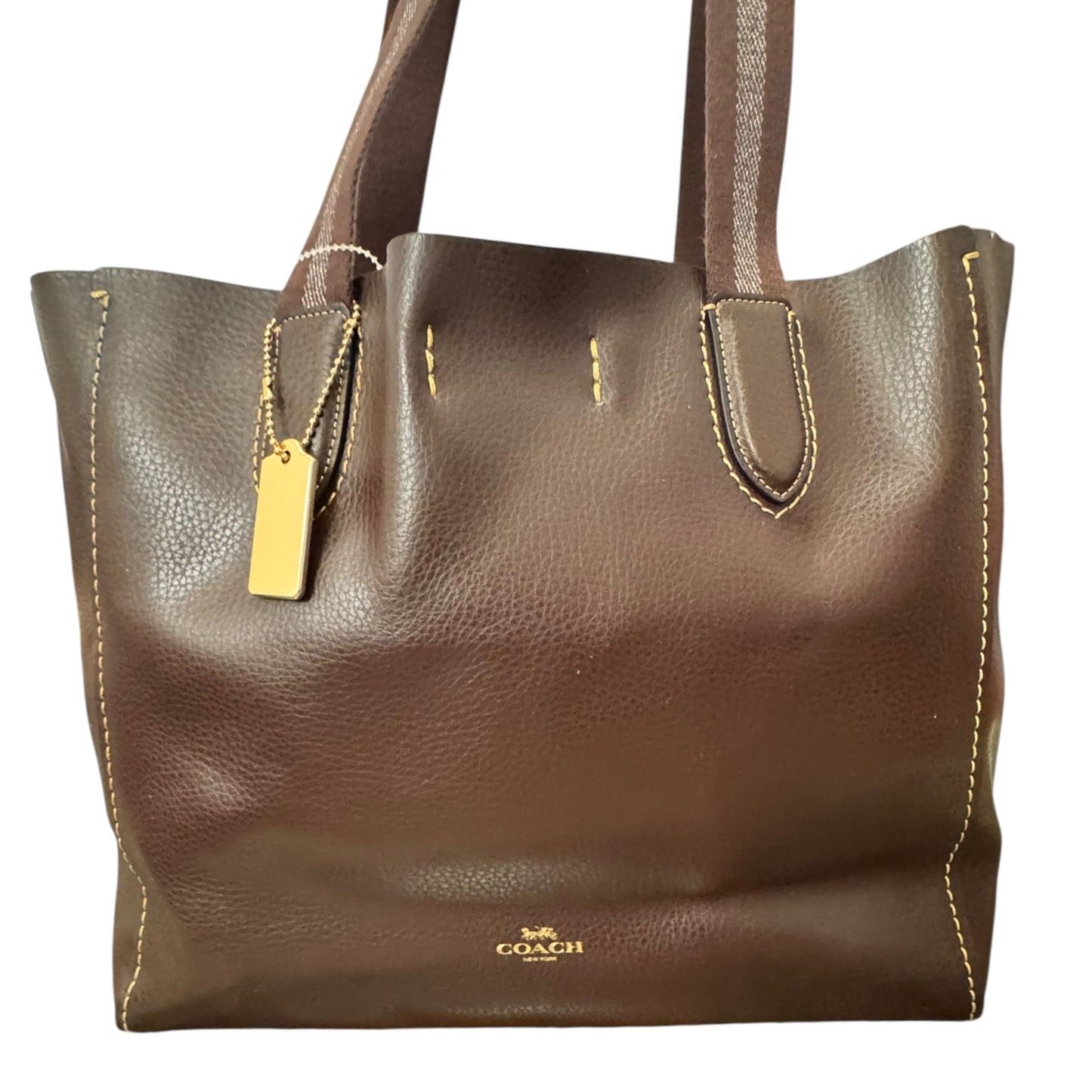 Handbag Designer By Coach In Purple, Size:Large