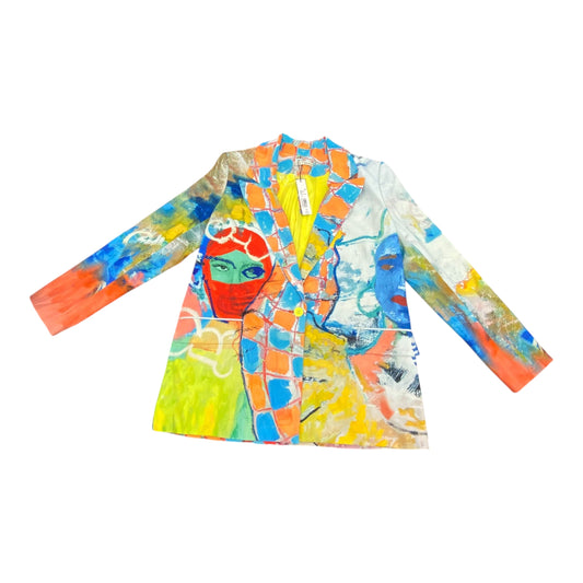 Blazer Designer By Alice + Olivia In Multi, Size:12