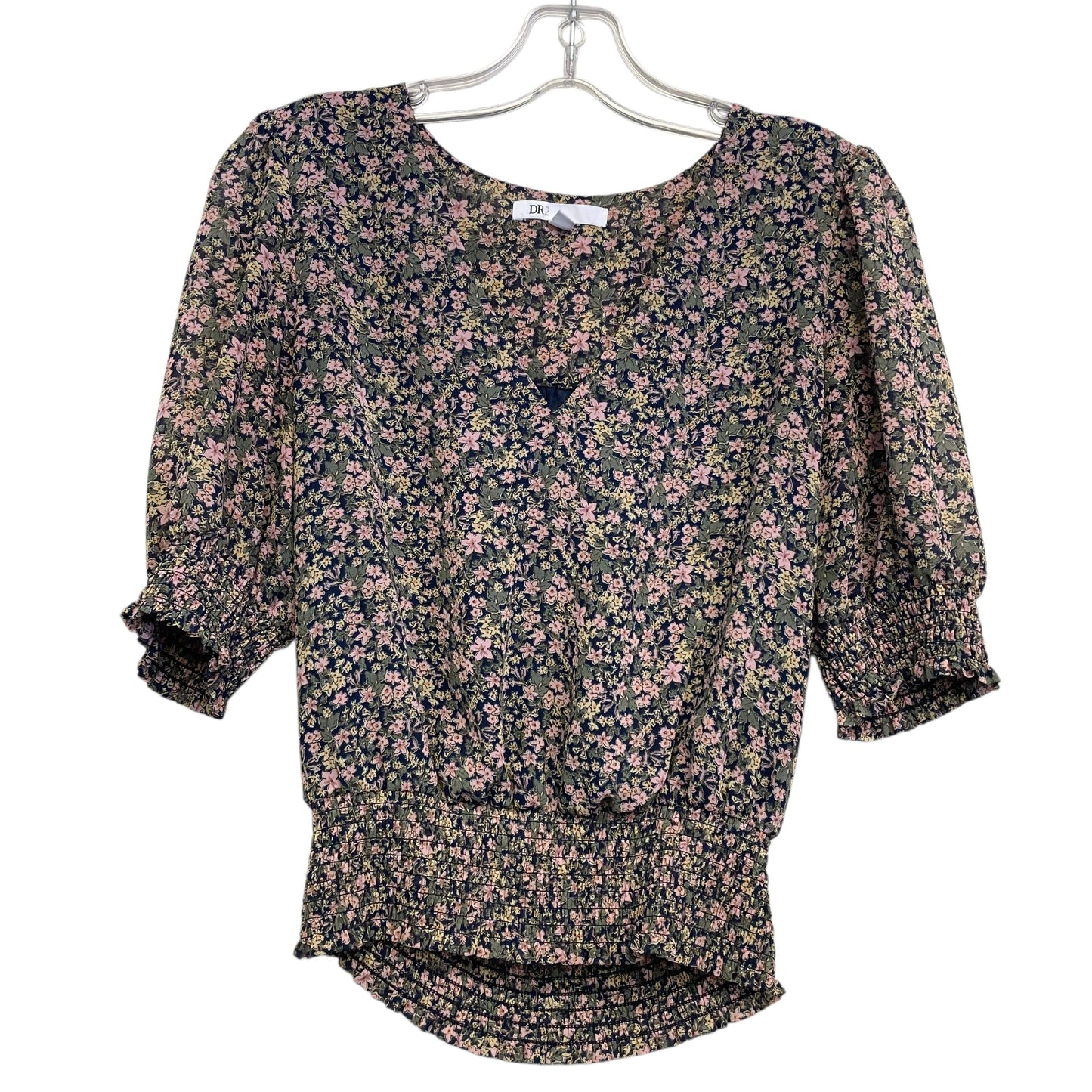 Top Ss By Dr2 In Floral Print, Size:Xs