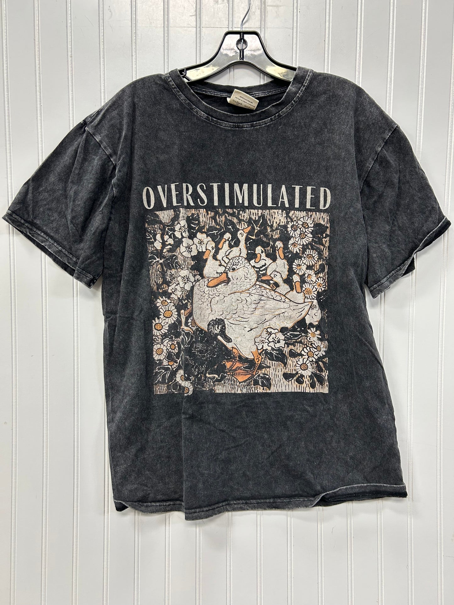 Top Ss By Comfort Colors In Black, Size:L