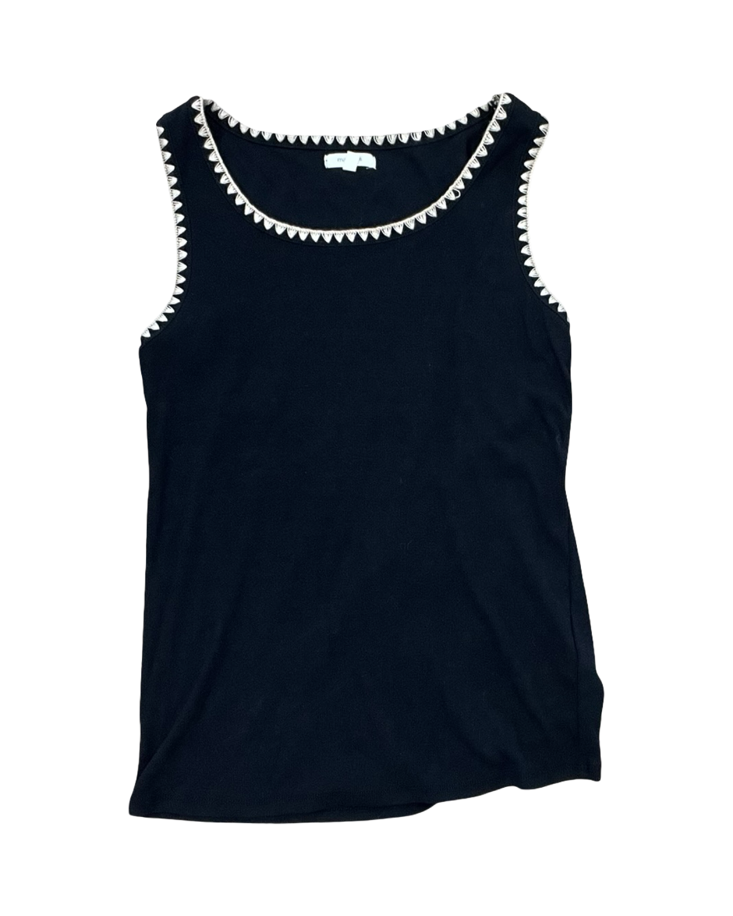 Tank Top By Maurices In Black & Cream, Size:M