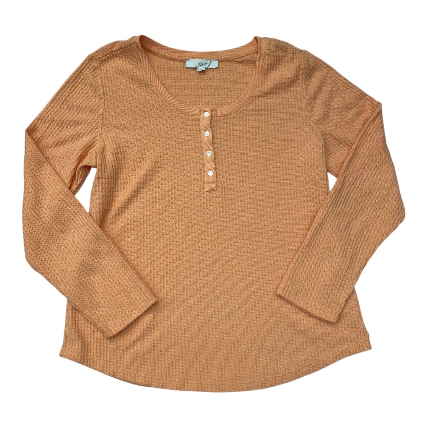 Top Ls By Loft In Orange, Size:Xl