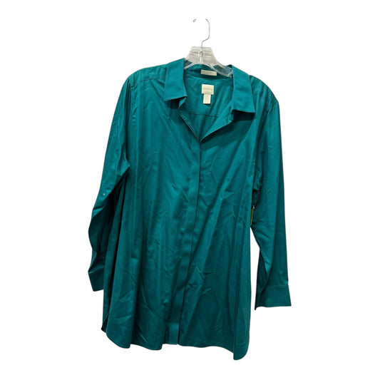 Top Ls By Chicos In Green, Size:Xl