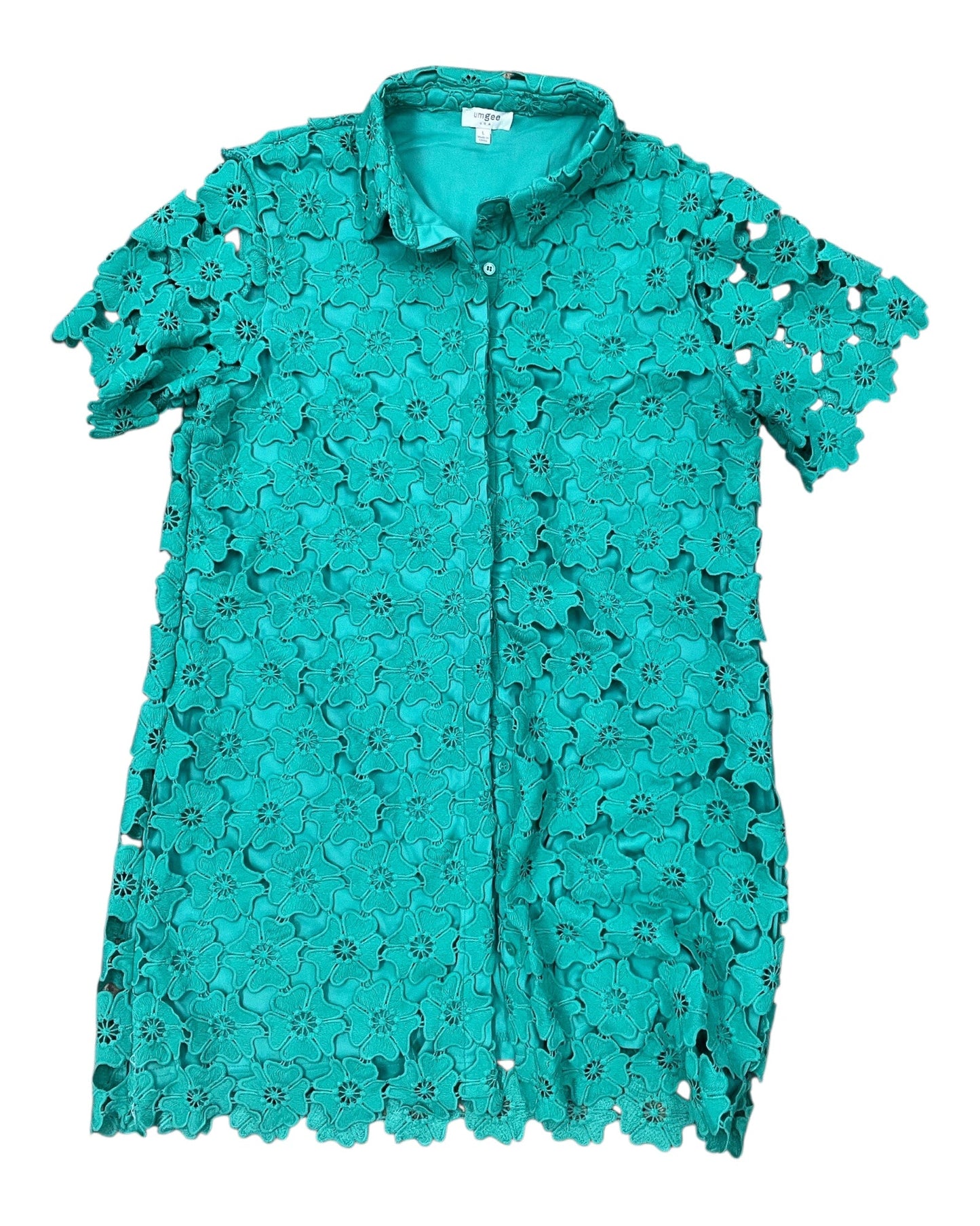 Dress Work By Umgee In Green, Size:L