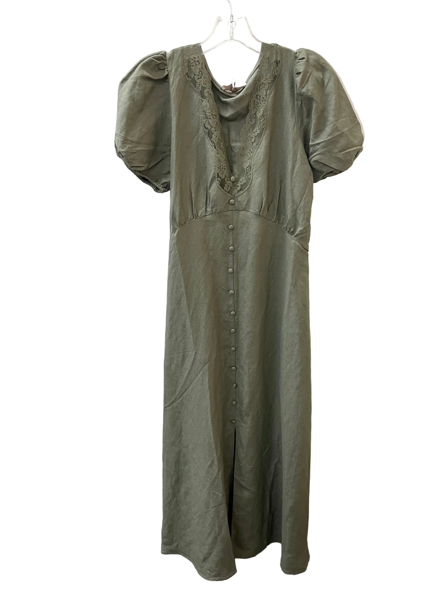 Dress Casual Maxi By Loft In Green, Size:S